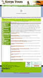 Mobile Screenshot of kenyadaytours.com