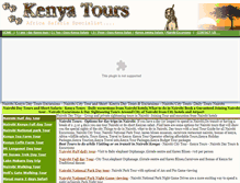 Tablet Screenshot of kenyadaytours.com